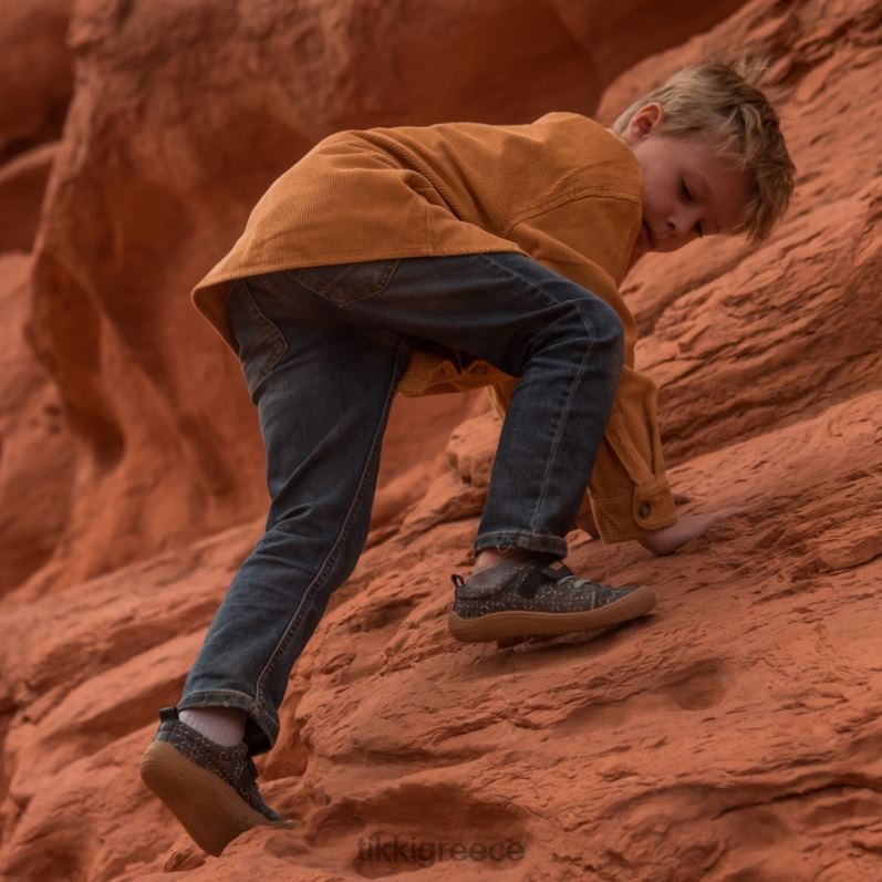 Tikki παιδιά βέγκαν παπούτσια αρλεκίνος γραμμές είδη υπόδησης B8484118