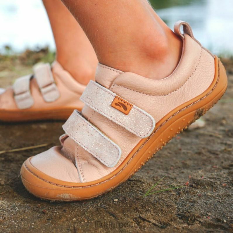 Tikki παιδιά αρλεκίνος ξυπόλητα παπούτσια κανέλα είδη υπόδησης B8484107