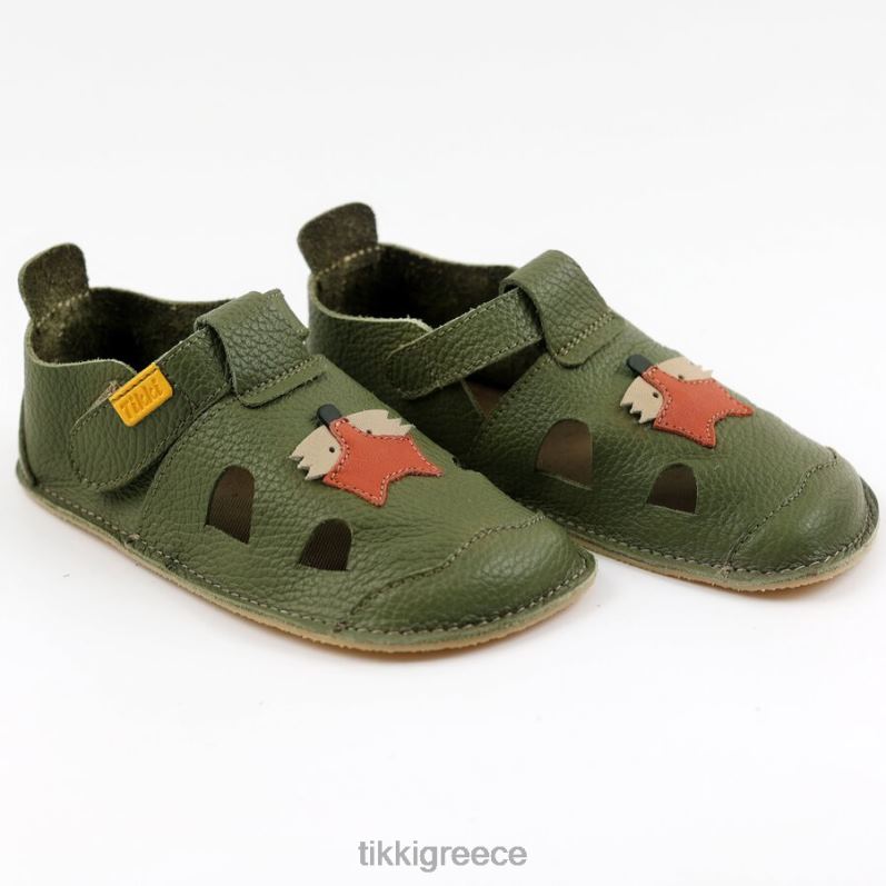 Tikki παιδιά ξυπόλητα σανδάλια nido αλεπού είδη υπόδησης B848441