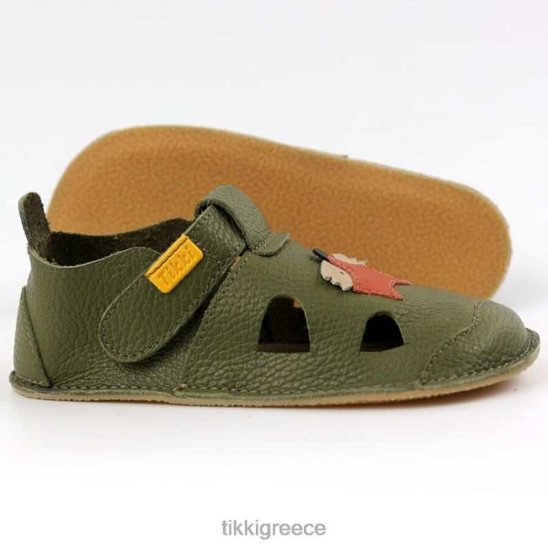 Tikki παιδιά ξυπόλητα σανδάλια nido αλεπού είδη υπόδησης B848441