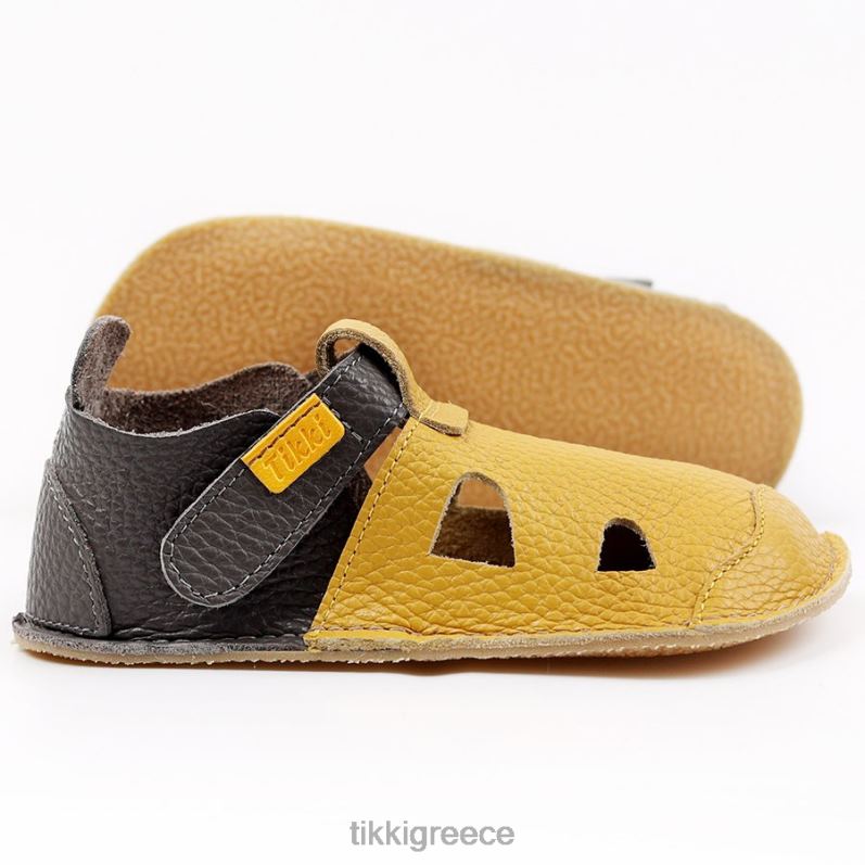 Tikki παιδιά ξυπόλητα σανδάλια nido pomelo είδη υπόδησης B84849
