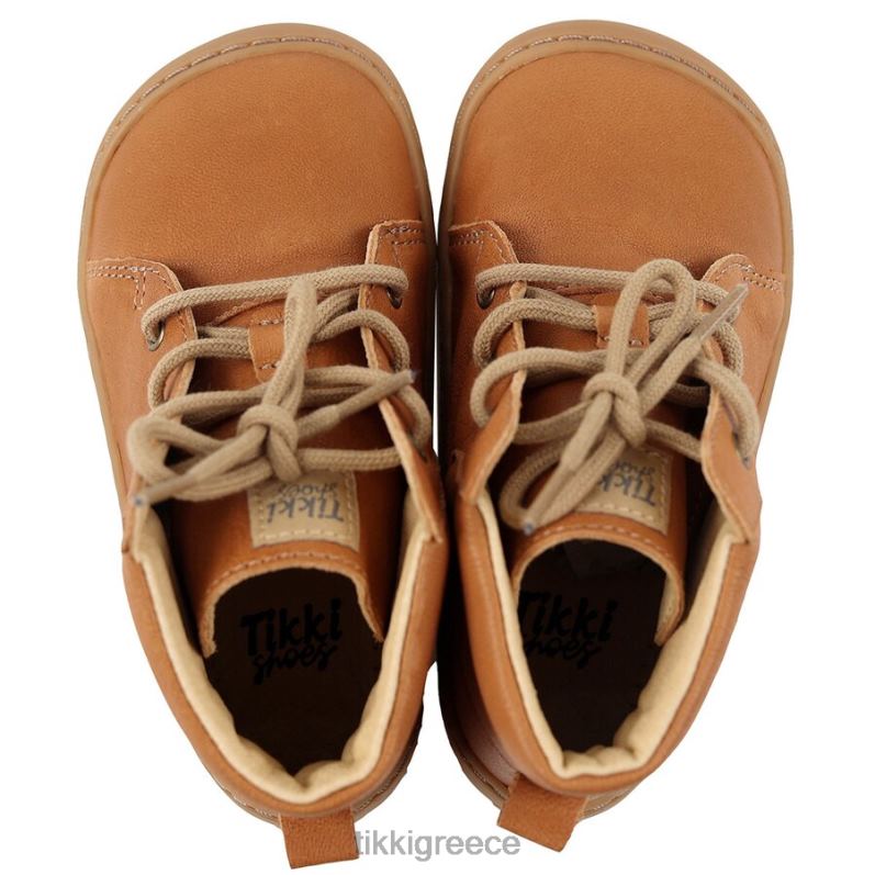 Tikki παιδιά ξυπόλητες μπότες σκαθάρι κονιάκ είδη υπόδησης B8484186